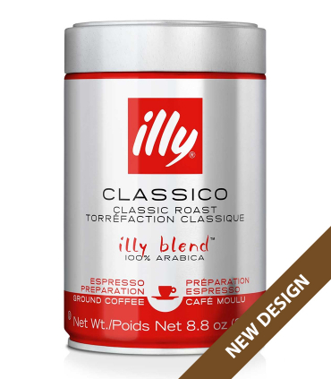 illy Espresso Classico - Medium Roast gemahlener Kaffee in der Dose 250g