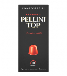 PELLINI TOP Arabica 100% Kapseln - Nespresso Kompatibel  10 St