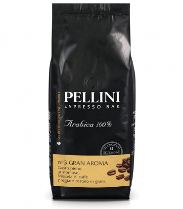 Pellini Espresso Gusto Bar Nr. 3 Gran Aroma ganze Bohne 1kg