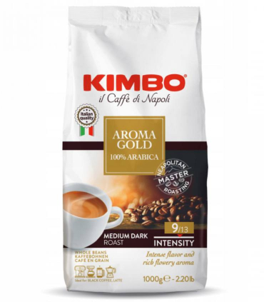 Kimbo Aroma Gold 100% Arabica ganze Bohne 1kg