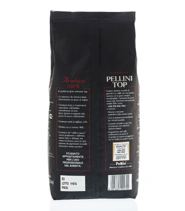 Pellini TOP 100% Arabica ganze Bohne 1kg