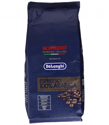 DeLonghi Kimbo Espresso 100% Arabica ganze Bohne 1kg