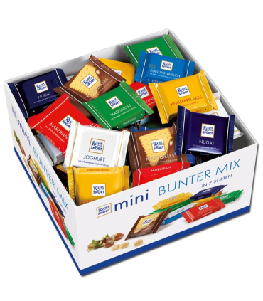 Ritter Sport Schokoladentafeln  84 x 16g