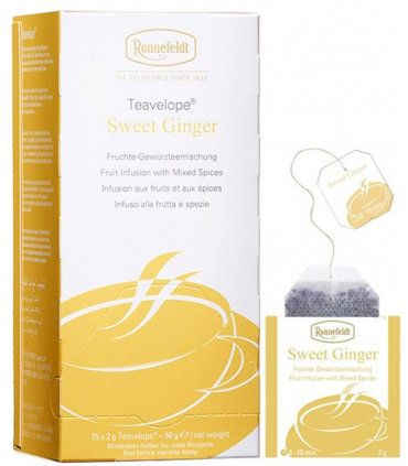 Ronnefeldt Teavelope Sweet Ginger porcovaný čaj 25 x 1,5g