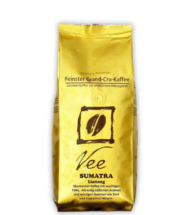 Vee Kaffee Sumatra Lintong ganze Bohne 250g