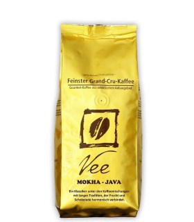 Vee Kaffee Mokha Java ganze Bohne 250g