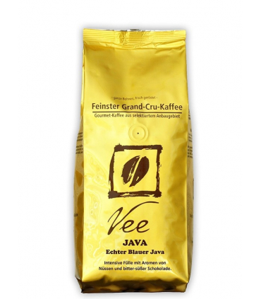 Vee Kaffee Java Echter Blauer Java ganze Bohne 250g