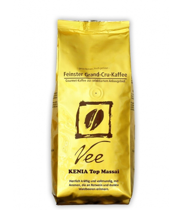 Vee Kaffee Kenia Top Massai ganze Bohne 250g