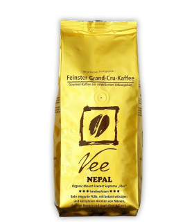 Vee Kaffee Nepal Organic Mount Everest Supreme Plus ganze Bohne 250g