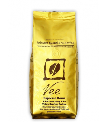 Vee Kaffee Espresso Roma Extra Fancy ganze Bohne 250g