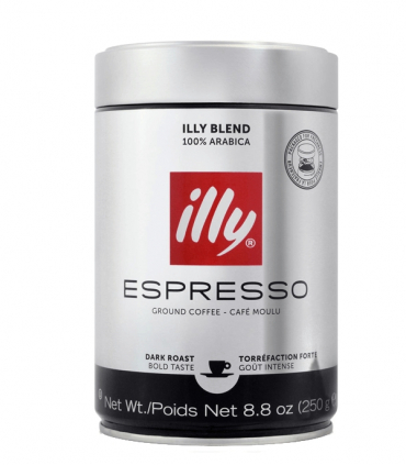 illy Espresso Intenso - Dark Roast gemahlener Kaffee in der Dose 250g