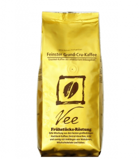 Vee's Frühstücks Röstung ganze Bohne 250g